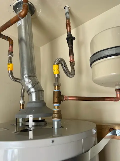Water heater installation and plumbing repair in Elkhart