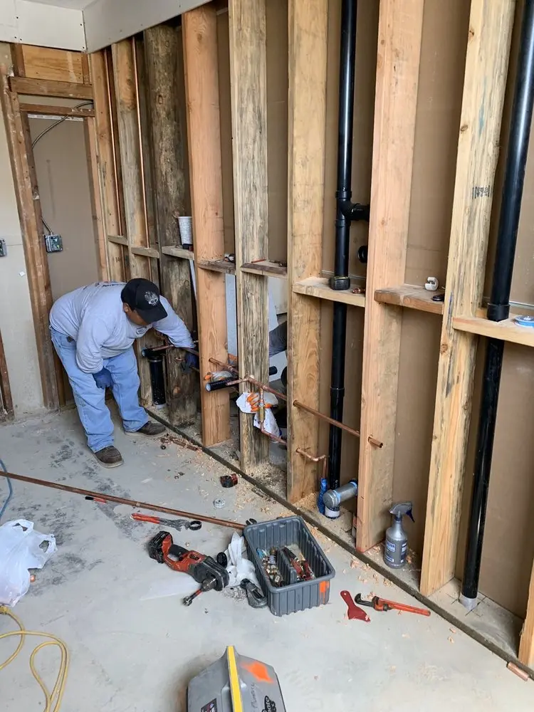 Commercial rough-in plumbing for Commercial Plumbing in Elkhart